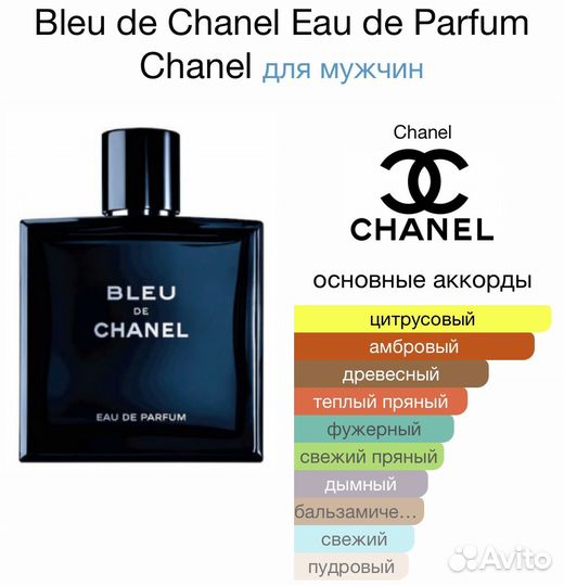 Духи Chanel Bleu de Chanel 100 мл