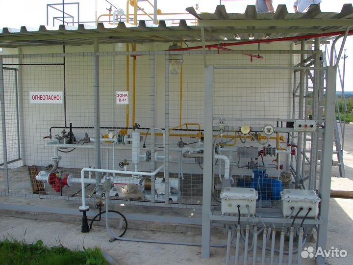 Агзс (газовая заправка) с двустенными резервуарами