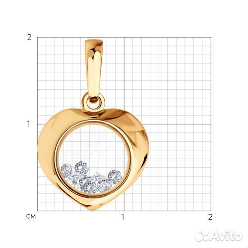 Подвеска sokolov из золота, 036691