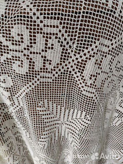 Скатерть 110х160 связана крючком