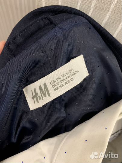 Рубашка и пиджак для мальчика 152-158 см