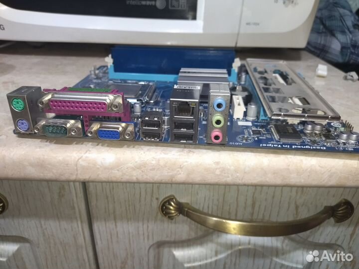 Плата с процессором 4 ядра, 4 гб ддр3