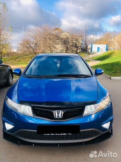 Сплиттер губа honda civic