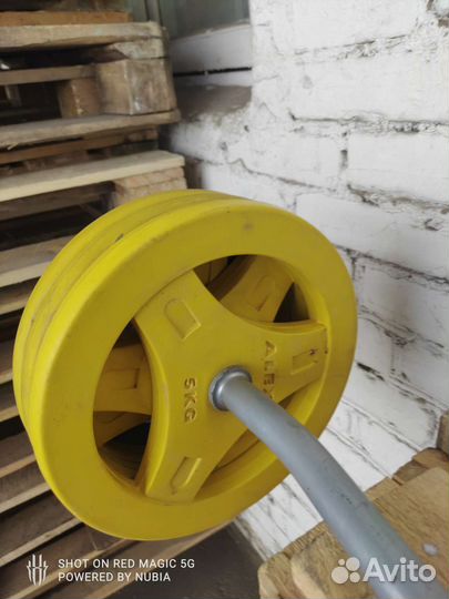 Штанги и гантели бу