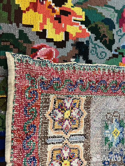 Винтажный ковер (покрывало), 165х200