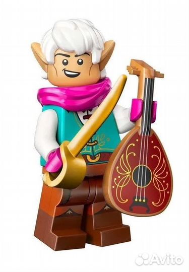 Lego Minifigures Dungeons & Dragons. Elf Bard 7104