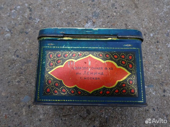 Коробка СССР под чай.Жесть