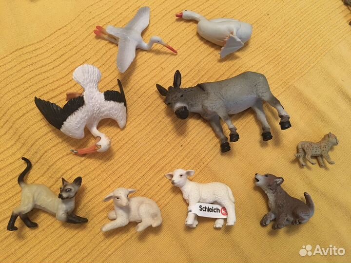 Фигурки животных Шляйх, папо и сафари