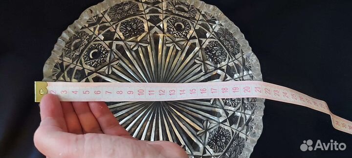 Салатник хрустальный