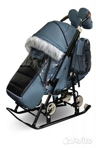 Санки коляска Galaxy Glory Gloss