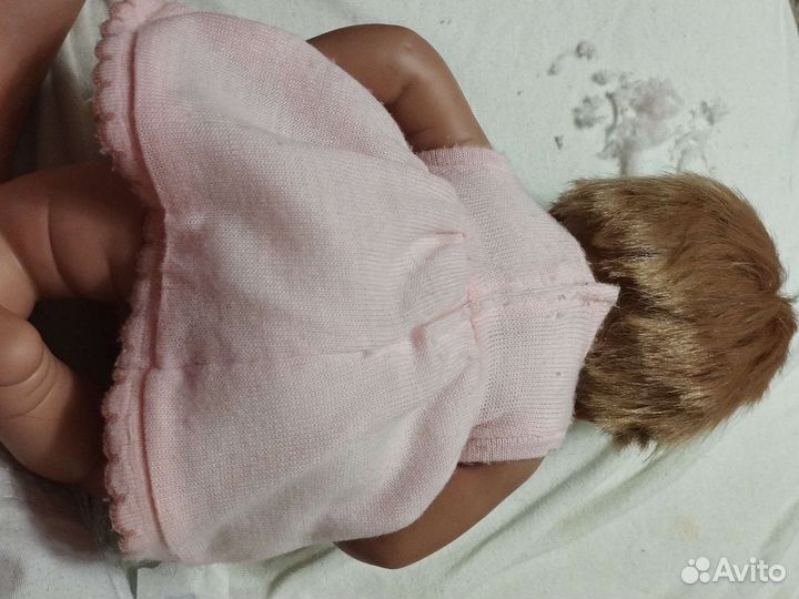 Кукла реборн девочка мягконабивная с волосами