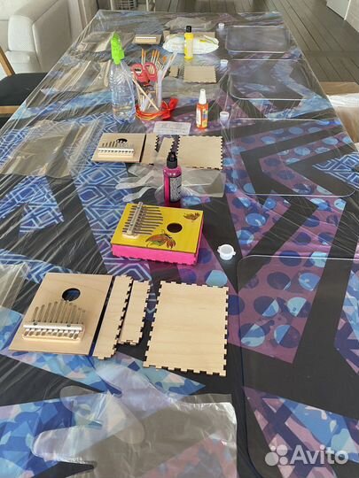 Мастер-класс для детей муз. инструмент - Калимба