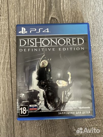 Игры для ps4 Dishonored и Dishonored 2