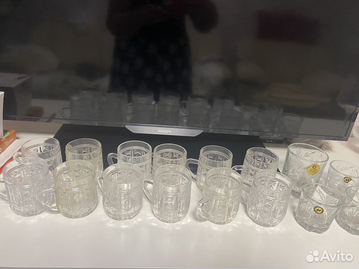 Кужки хрусталь,стаканы,рюмки