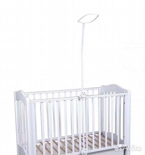 Балдахин с держателем для детской кроватки