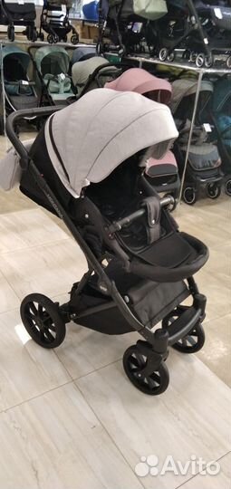 Коляска 2 В 1 riko basic montana 03 серый