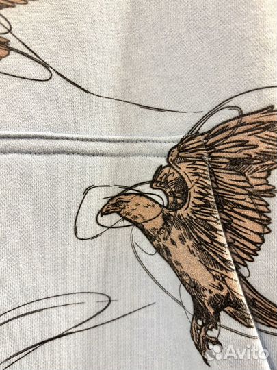 Худи с принтом оверсайз Off Street