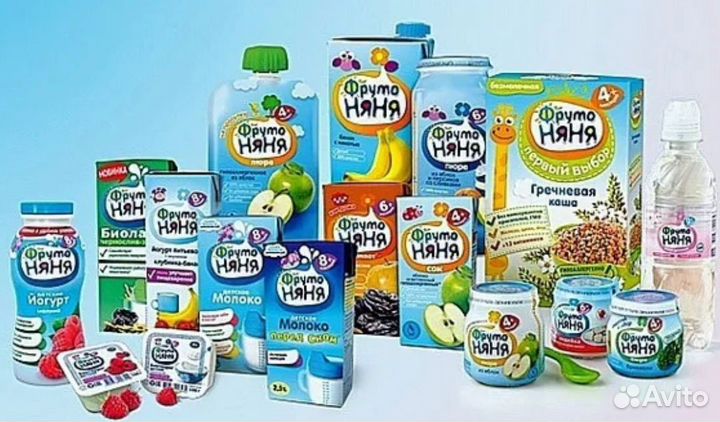 Питание для детей Агуша Фрутоняня Хайнс