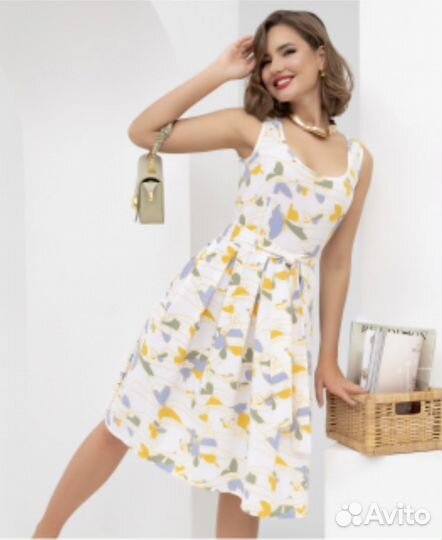 Летнее платье 46