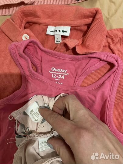 Большой пакте вещей на девочку