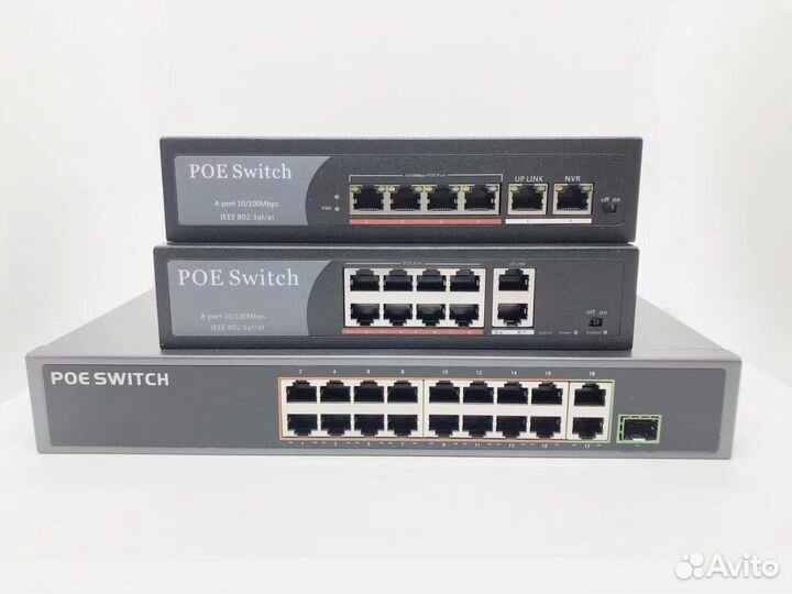 Коммутатор рое 48в. 4 8 16 24 портовый Оптом