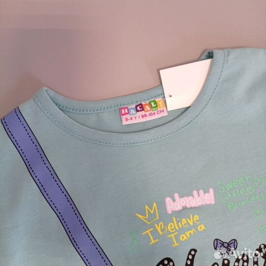 Футболка для девочки 3-4 года