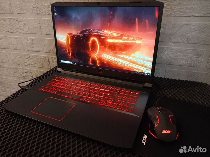Acer 17.3 Full HD/ssd m2/GTX 1650Ti/24 Gb озу