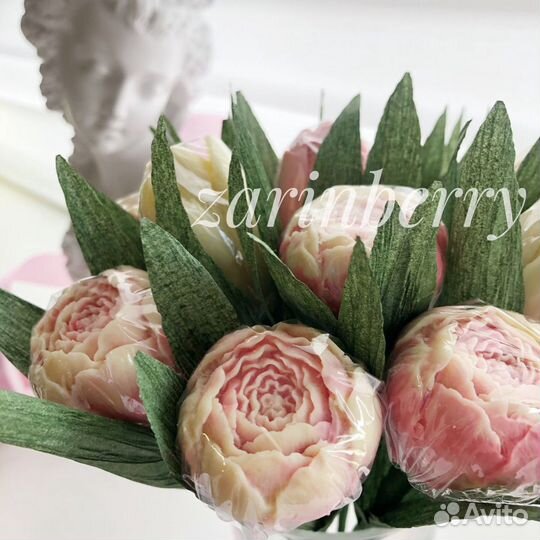 Шоколадные пионы