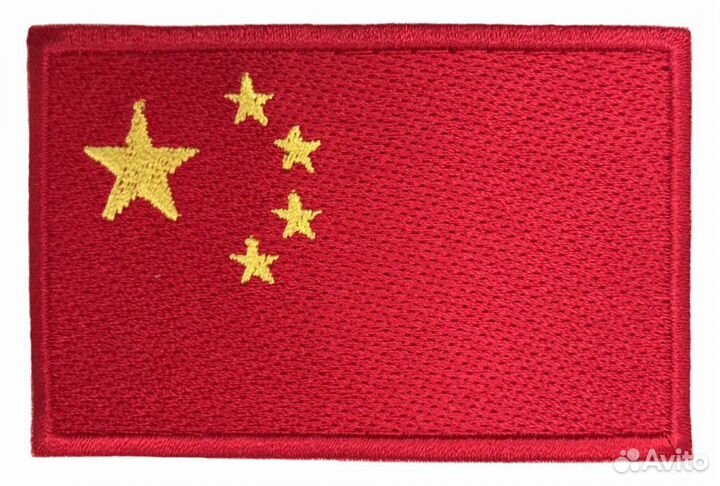 Нашивка на шевроне флага Китая
