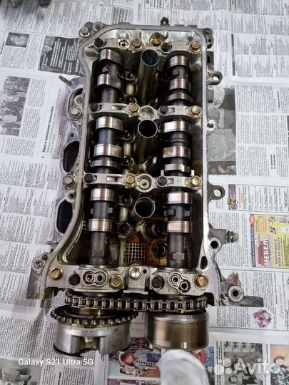 Головка блока цилиндров 2GR-FE левая Lexus rx350