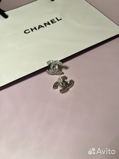 Серьги chanel