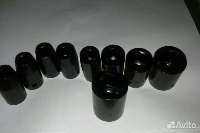 Набор ударных головок 1/4