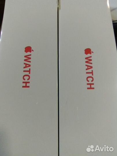 Часы запечатанные Apple watch 6 красные