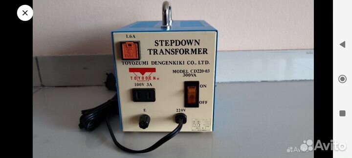 Понижающие трансформаторы Toyozumi: 200; 300; 600
