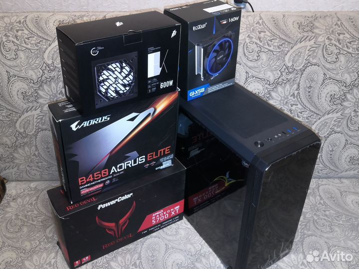 Пк Razen 9 3900/32Гб/ssd512/hdd2Тб/RX5700XT 8Гб