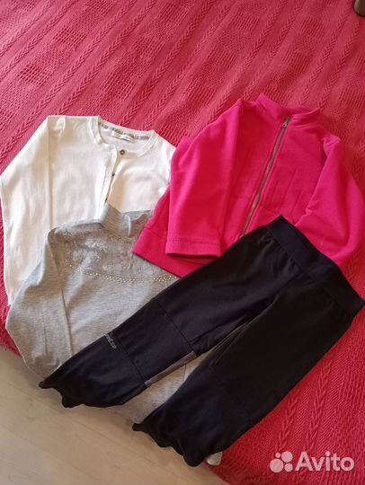 Одежда и обувь для девочки. 128-134