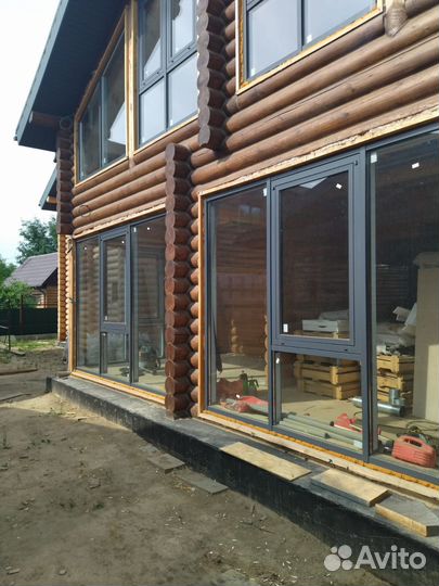 Сборка срубов