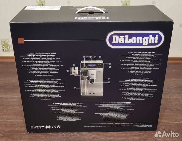 Кофемашина DeLonghi etam 29.660.SB