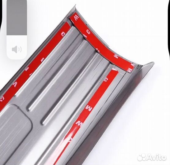 Накладки на пороги Haval H5 / Хавал Н5 2023-2025 г.в black