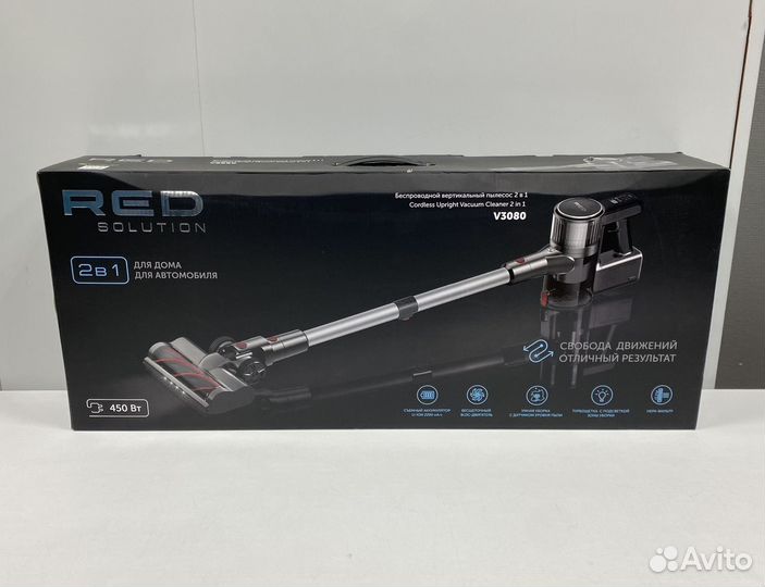 Пылесос вертикальный RED solution V3080(новый)