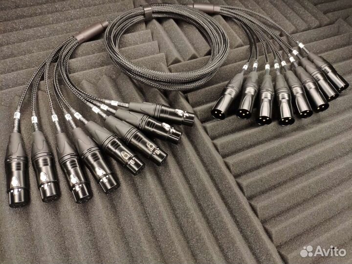 Мультикор 8 Xlr штекер На 8 Xlr гн. Cordial CMG 8