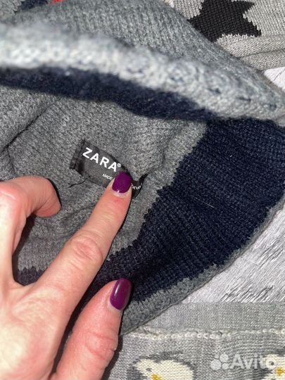 Шапка маска zara шарфик