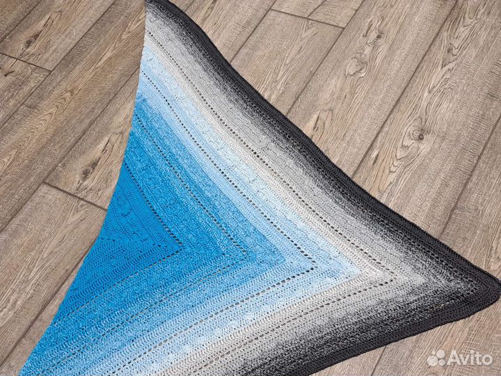 Шаль бактус крючком