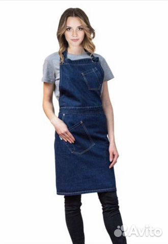 Фартук джинса унисекс