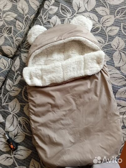 Конверт тёплый на выписку