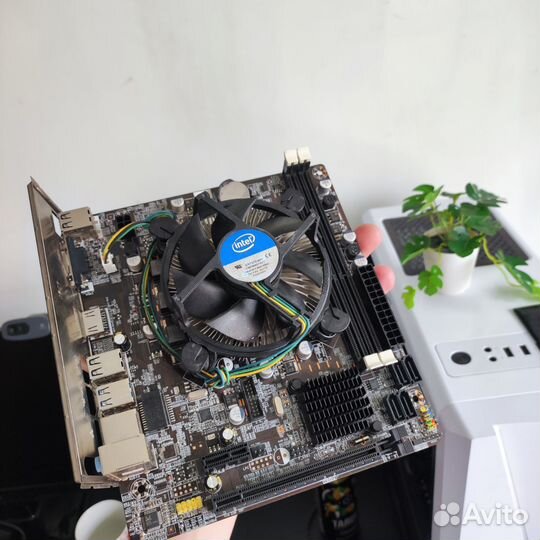 Комплект: Материнская плата 1155 сокете, +бп