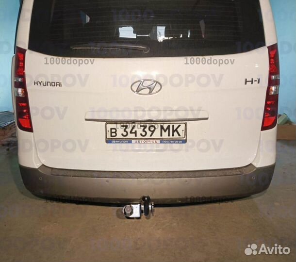 Фаркоп на Hyundai Starex 2007-18 Leader H214-A