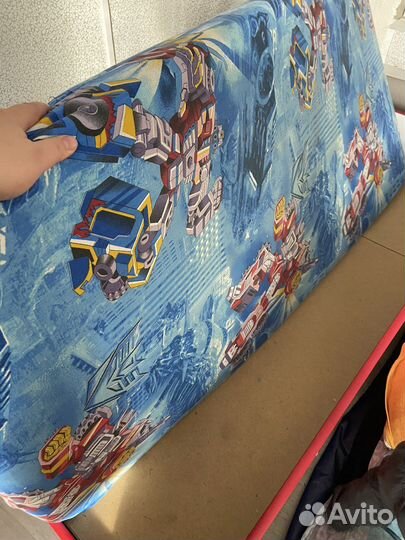 Кровать машинка с матрасом