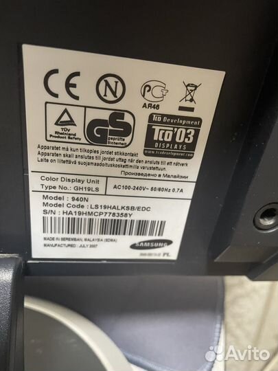 Монитор для компьютера Samsung