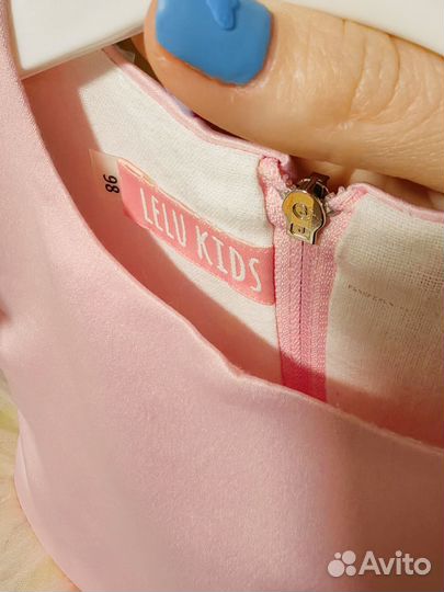 Платье единорог 98 lelu kids розовое